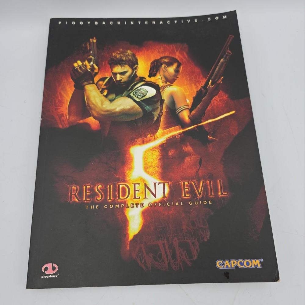 Resident Evil 5 The Complete Official Guide Piggyback Capcom Strategy Book